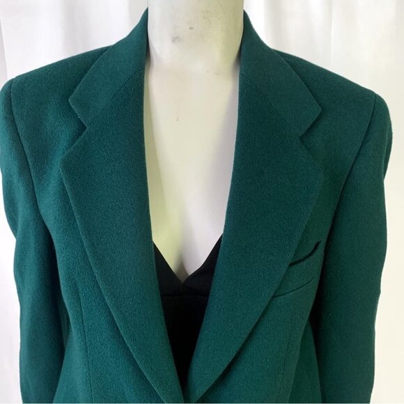PIETRAFESA GREEN BLAZER  CAMEL HAIR BLAZER SINGLE BREAST UNION MADE IN USA 4 - Picture 12 of 14